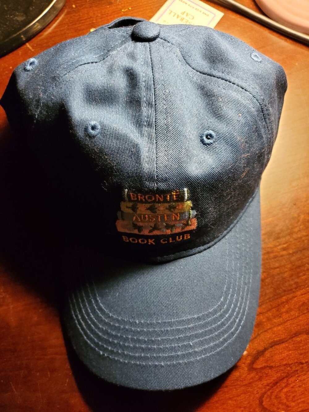 Rifle Paper Co Book Club Embroidered Baseball Cap Bronte Austin
